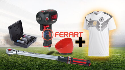 Crazy Deal 02 DFB jersey "S" + torque wrench with reversible ratchet head + impact socket set + high performance pneumatic impact wrench + plastic magnetic bowl