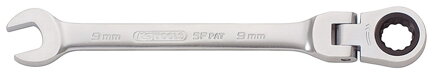 GEARplus kĺbový prstencový kľúč s račňou, 9mm