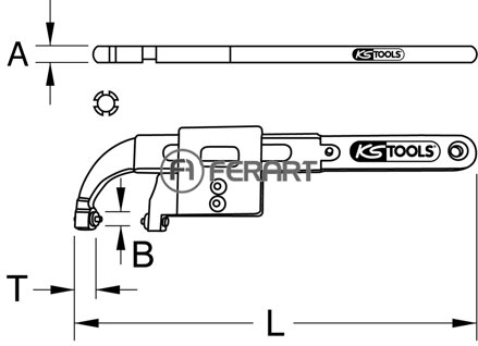 Kĺbový hákový kľúč s čapom, 30-200mm