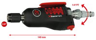 1/4" MONSTER Xtremelight mini pneumatický nárazový uťahovač s prepínacou páčkou, 108 Nm
