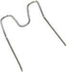 Svorka na opravu tvar W 0,6 mm, 100 kusov