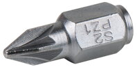1/4" mini bit pre skrutky s krížovou drážkou, PZ 1, 18 mm