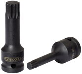 1/2" silový nástrčný bit tisíchran (XZN), 75mm, M18