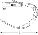 Pneumatický oscilačný rezák, 725mm