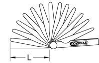 Antimagnetický mosadzný škáromer, 8 listov