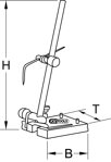 Značkovacie meradlo pre mechanikov, 300mm
