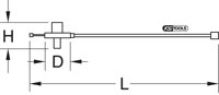 1/2" stupnica pre uhol pootočenia, magnet