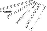 Súprava hákov sťahováka pre sťahováky guľôčkových ložísk, 4-dielna ISO 6004