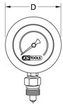 Manometer, 120 mm