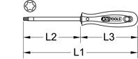 ERGOTORQUE skrutkovač Torx, T15, dlhý
