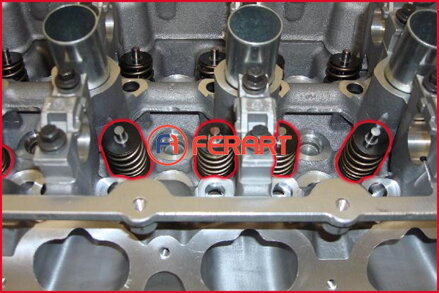 Napínač pružín ventilu pre Peugeot