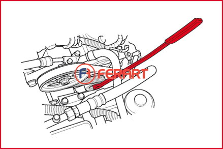 Renault kľúč na vodiace kladky Torx T50