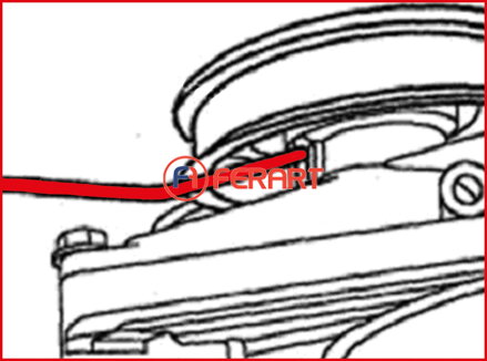 Pridržiavač pre spojku ventilátora pre Mercedes
