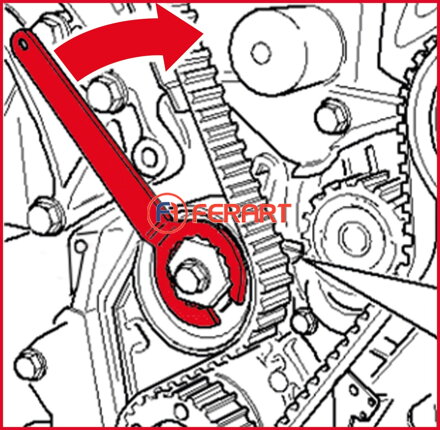 VAG - súprava náradia na nastavenie motora, 5-dielna, Audi, VW