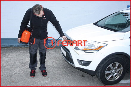 Tlakový rozprašovač s nosným remeňom, 5 l