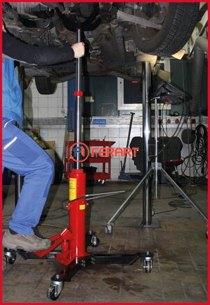 Hydraulický zdvihák prevodovky so stolom,500kg