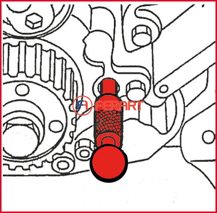 Fiat / Iveco - súprava náradia na nastavenie motora, 5-dielna