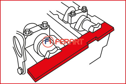 Súprava náradia na nastavovanie motora - Ford / Volvo, 4-dielna
