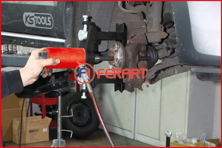 Hydraulická jednotka 16t, s hydraulickým čerpadlom a manometrom, 15-dielna