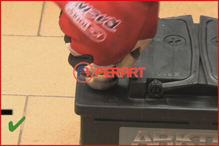 Čistiaca kefa pre póly batérie a svorky, 120mm