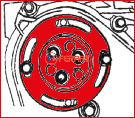 Fixačné náradie pre vodné čerpadlo pre Opel