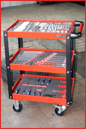 ECOline dielenský servisný vozík, V850xŠ680xH425mm