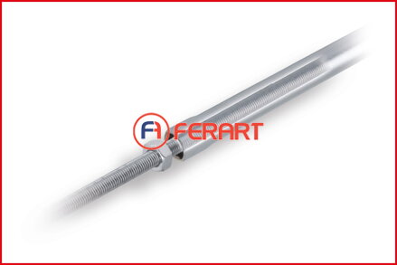 1/4" Nástrčný kľúč so šesťhrannou rúrou pre skrutkové spoje nárazníkov, 160mm