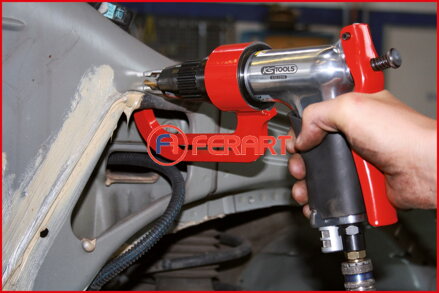 Súprava pneumatickej vŕtačky na bodové zvary. Fastdrill, 3-dielna