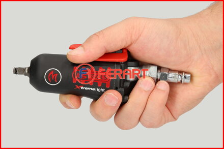 1/4" MONSTER Xtremelight mini pneumatický nárazový uťahovač s prepínacou páčkou, 108 Nm