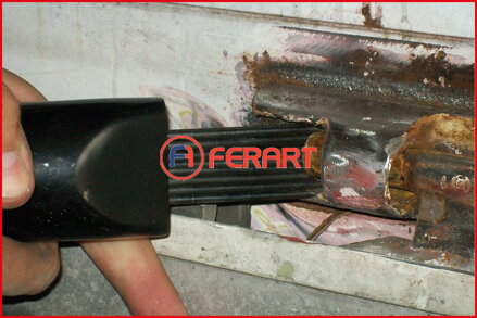 3/8" pneumatický ihlový odstraňovač hrdze, max.6,3bar, 1/4''PT
