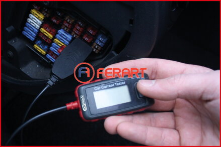 Ampérmeter 20 A na poistky 12 - 48 V - mini