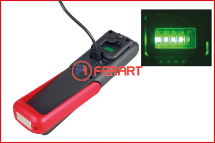 Mobilná dielenská ručná lampa, sklápacia, 3 W COB LED