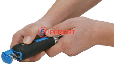 1/4" revolverový račňový bitový skrutkovač s T-rukoväťou, 7 ks