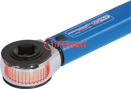 Momentový kľúč s račňou 3/8" ERGOTORQUE®precision, otočné tlačidlo, 5-50 Nm