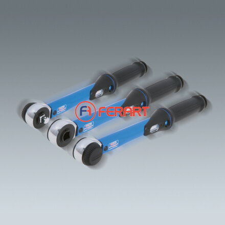 Momentový kľúč s račňou 3/8" ERGOTORQUE®precision, otočné tlačidlo, 5-50 Nm