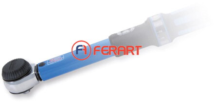 Momentový kľúč s račňou 1/4" ERGOTORQUE®precision, otočné tlačidlo, 1-25 Nm