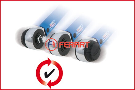 Momentový kľúč s račňou 3/4" ERGOTORQUE®precision, otočné tlačidlo, 100-550 Nm