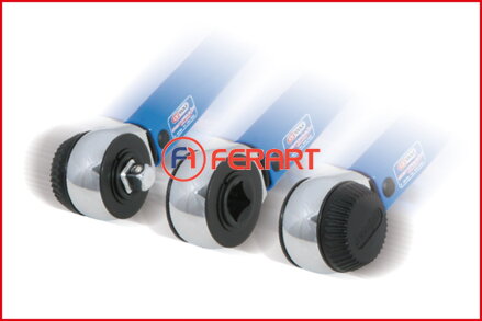 Momentový kľúč s račňou 1/4" ERGOTORQUE®precision, otočné tlačidlo, 1-25 Nm