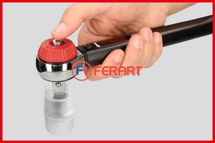 Momentový kľúč s račňou 3/4" ERGOTORQUE®precision, otočné tlačidlo, 100-550 Nm