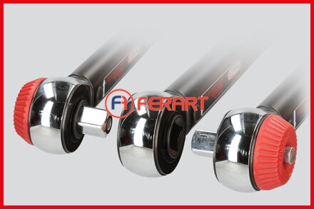 Momentový kľúč s račňou 3/4" ERGOTORQUE®precision, otočné tlačidlo, 100-550 Nm