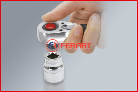 1/4" ERGOTORQUE®precision momentový kľúč s račňou, 1-25Nm
