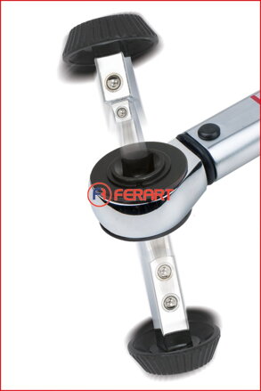 1/2" ERGOTORQUE®precision momentový kľúč 20-200 Nm s rýchlo uzavierateľným otočným gombíkom - prestaviteľnou hlavou račne