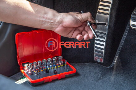1/4" TORSIONpower box nástrčných bitov, 33-dielny