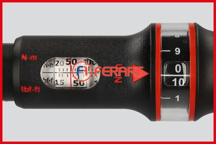 3/8" ERGOTORQUE®precision momentový kľúč s račňou, 5-50Nm