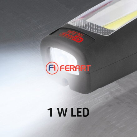 Mobilná LED dielenská ručná lampa s 39 (30+9) ultrasvetlými diódami LED