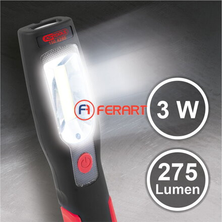 Mobilná LED dielenská ručná lampa s 39 (30+9) ultrasvetlými diódami LED
