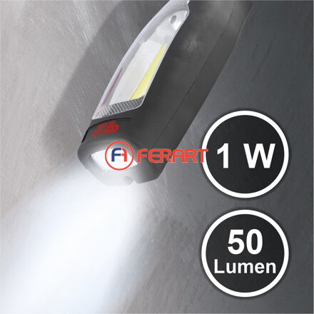 Mobilná LED dielenská ručná lampa s 39 (30+9) ultrasvetlými diódami LED