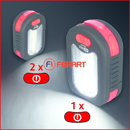 Mobilné dielenské ručné LED svietidlo POWER STRIPE, 3 W