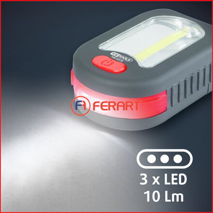 Mobilné dielenské ručné LED svietidlo POWER STRIPE, 3 W