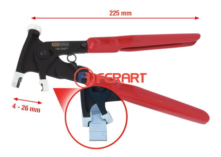 Kliešte na nalepené vyvažovacie závažia, 225mm